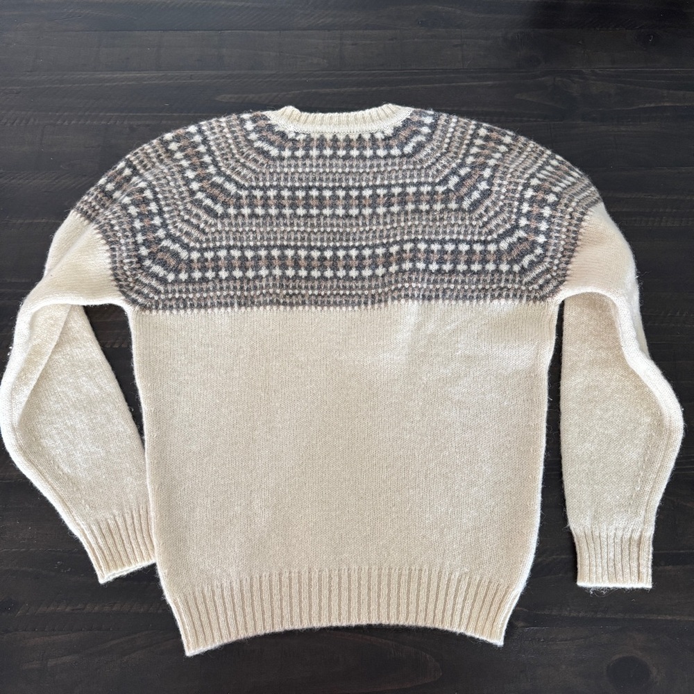 Parkhurst 100% Pure Virgin Wool Shetland Sweater - Medium Canada Classic Design - Picture 7 of 7